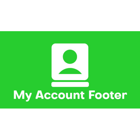 Block My Account Footer