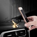 Universal 360°GPS Magnetic Car Mount Stand Holder Mobile Phone Bracket Gold