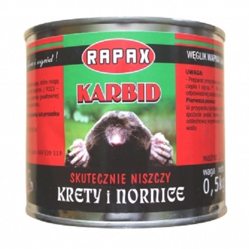 Karbid,mole repeller 500 g