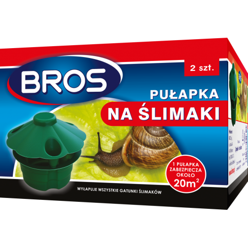 BROS - snail trap, 2 pieces + lure