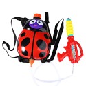 Kids Cute Ladybird Outdoor Super Soaker Blaster Backpack Pressure Squirt Pool Toy