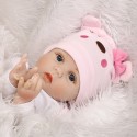 AK896 Handmade Lifelike Reborn Baby Girl Doll Silicone Vinyl Newborn Dolls+ Clothes