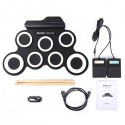 iWord G3002 Portable Hand Roll Silicone Electronic Drum