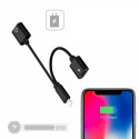 2-in-1 Adapter Double Headphone Audio Charge for iPhone X/8/8 Plus/7/7 Plus