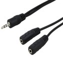 Speaker and Headphone 3.5 mm AUX Audio Cable Splitter
