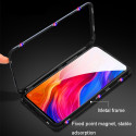 Magnetic Metal Tempered Glass Flip Case for Xiaomi Redmi Note 8 Pro