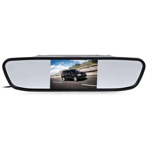 4.3 inch Color Digital TFT LCD Screen Car Rear View Mirror Monitor
