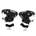 2pcs U5 3000LM 125W Upper Low Beam Motorcycle Headlight LED Motorbike Spot Lamp