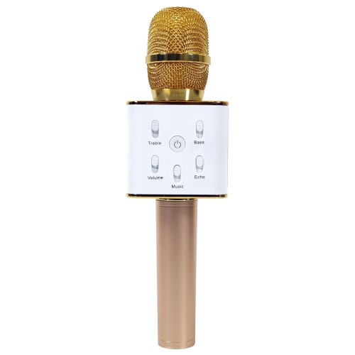 Portable Wireless Karaoke KTV Microphone Mic Handheld Condenser Microphone with Wireless Bluetooth Speaker Singing Stere