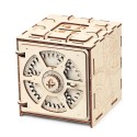 Wooden Mechanical Model 3D Puzzle Cipher Code Deposit Box
