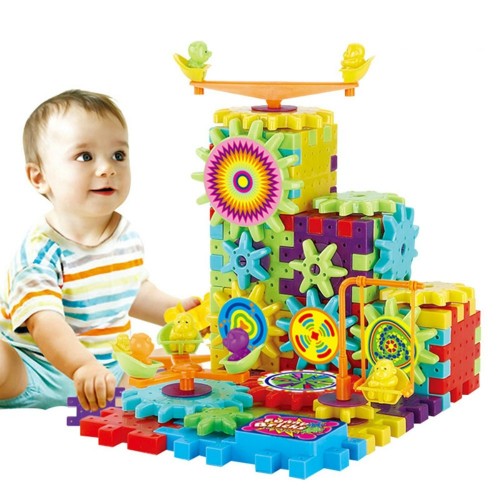 Changeable Model ABS Educational Dynamoelectric Building Block for Kids