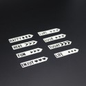 Love Life Luck Happy Decorative Arrows Stencil Embossing Plate Metal Cutting Die for DIY Crafts