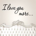 Quote Wall Sticker I Love You For Home Decoration Waterproof Removable Decals