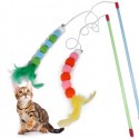 Funny Pet Feather Fairy Cat Toy