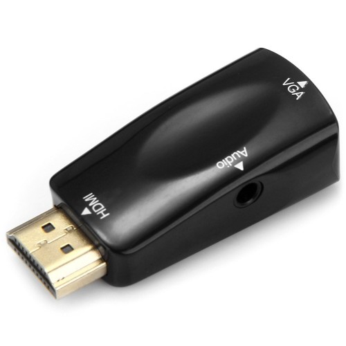 HDV104 HDMI Male to VGA Female Video Converter Adapter Support 1080P with Audio Output