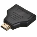 Cwxuan HDMI Male to 2 HDMI Female Adapter / Converter