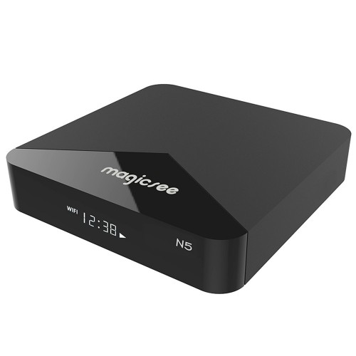 MAGICSEE N5 Android TV OS TV Box Amlogic S905X Android 7.1.2 2GB RAM + 16GB ROM 100Mbps BT4.1 Support 4K H.265