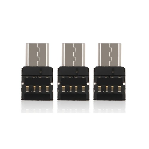 Cwxuan Type-C to USB 2.0 OTG Adapters (3 PCS)