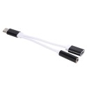 Micro USB to USB 3.1 Type-C Adapter + Charger 2 in 1 Headphone Audio 3.5mm Jack Cable