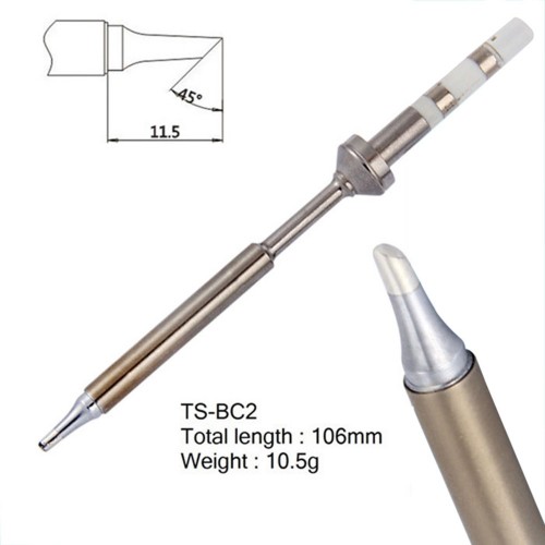 TS-BC2 Replacement Solder Tip Electrical Appliance Welding Tool for TS100 Digital Soldering Iron