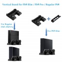 Cooling Stand for PS4/ PS4 Slim/ PS4 Pro, Multifunctional Vertical Station, Controller Charger, Charging Docking Station with 1