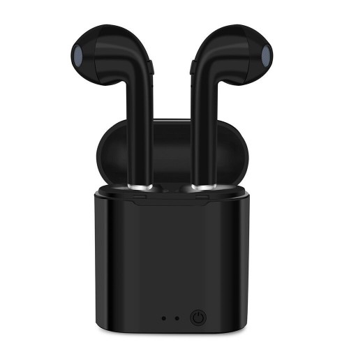 i7s Wireless Earbuds Mini Bluetooth In-ear Earphones Dual Stereo Sweatproof Built-in Mic with Charging Box