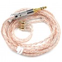KZ Copper and Silver Hybrid Plating Upgrade Line Earphone Cable for KZ ZST ZS10 / ES3 / ES4 / AS10 / BA10 / ZS6 / ZS5 / ZS4 Ear