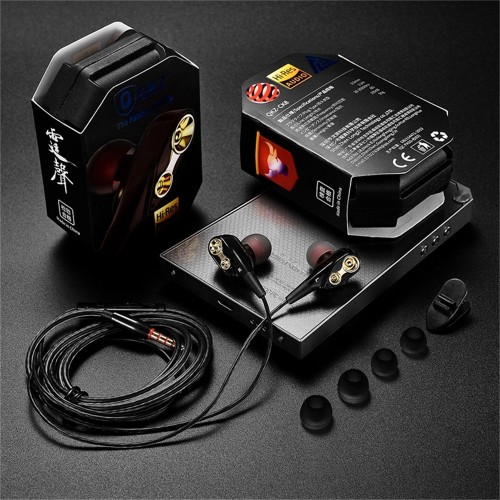 Qkz Ck8 Explosion In-Ear Double-Motion Running Game Hifi Music Headphones