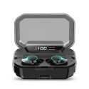 KUMI T3S 6D Stereo Bluetooth Earphones Digital Display Waterproof Noise Reduction for Android / iOS