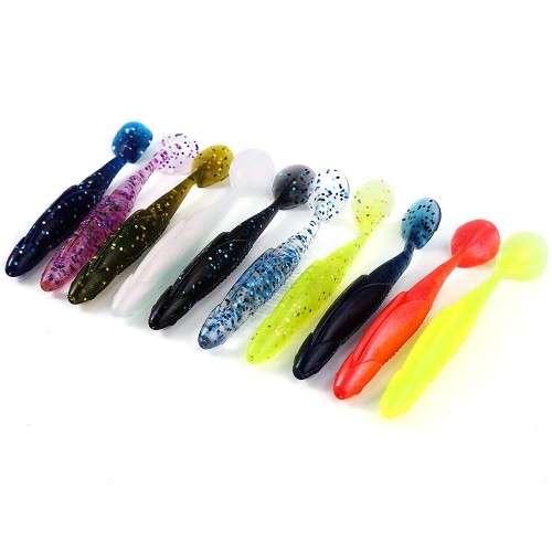 10PCS Soft Artificial Fishing Lure Bait with Fish Shape