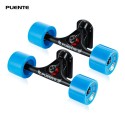 PUENTE 2pcs / Set Skateboard Truck with Wheel Riser Pad