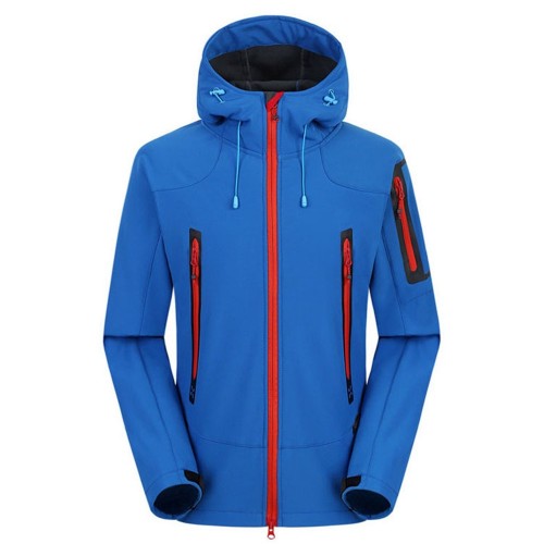 Waterproof Breathable Outdoor Soft Shell Jacket Coat for Men