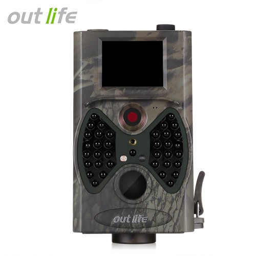 Outlife HC - 300A HD 1080P 12 MP Trail Camera Video Scouting Infrared Night Vision IR LEDs