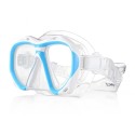 WHALE MK2600 + SK900 Professional Adult Diving Silicone Mask Glasses Snorkel Set