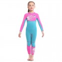 SLINX Diving Suit Siamese Long Sleeves Keep Warm Swimsuit for Children