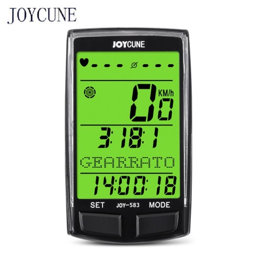 Joycune Bicycle Multi-function Bluetooth Computer Set with LCD Display