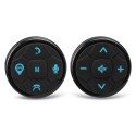 XJ - 3 2PCS Universal Car Steering Wheel Controllers 10-key Control Blue Backlight for DVD Player