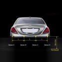Car Backing Radar System LED Display Distance Detection 3-color Alert and Sound Warning