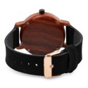 BEWELL ZS - W170A Women's Wooden Quartz Watch Exquisite Leather Strap
