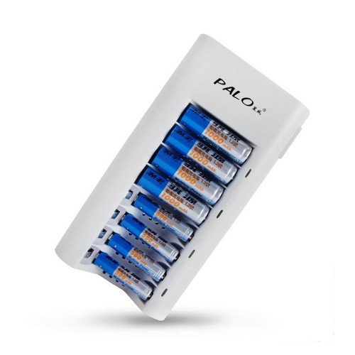 Palo PL - NC12 8W Smart Charger for AA / AAA NiCd NiMh Rechargeable Battery