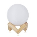 UE3D010 Rechargeable Touch Switch 3D Print Moon Lamp Decor Gift