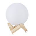 UE3D010 Rechargeable Touch Switch 3D Print Moon Lamp Decor Gift