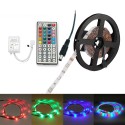 ZDM 5M 24W RGB SMD2835 LED Strip Light 24 / 44Key IR Controller Kit with Male DC Connector