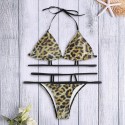 Leopard Swimwear Padded Strap Sexy Women Bikini Set