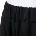 Simple Design Mid Waist Color Loose-Fitting Women's Harem Pants