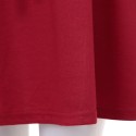Sweet Round Collar Long Sleeve Color Drawstring A-Line Women's Mini Dress