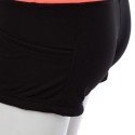 Active Elastic Waist Color Block Shorts for Women