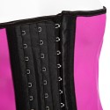 Simple Color Block Patchwork Slim Waist Rubber Corset for Women