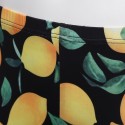 Trendy 2pcs Round Neck Sleeveless Print Crop Top Sheathy pants for Ladies