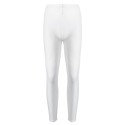 Brief Mid Waist Faux Leather Pants for Women